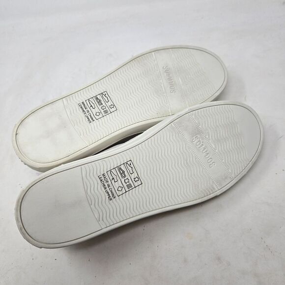 SOLUDOS Ibizia White Leather Slip-On Sneakers Size 8.5 NWOT - Picture 9 of 10